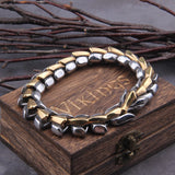 Bracelet de Jörmungand : l'étreinte du serpent mythique