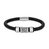 Bracelet runes viking Futhark en cuir : choisissez votre symbole viking !