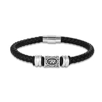 Bracelet runes viking Futhark en cuir : choisissez votre symbole viking !