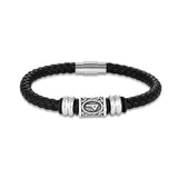Bracelet runes viking Futhark en cuir : choisissez votre symbole viking !