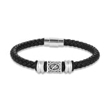 Bracelet runes viking Futhark en cuir : choisissez votre symbole viking !