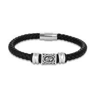 Bracelet runes viking Futhark en cuir : choisissez votre symbole viking !