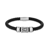 Bracelet runes viking Futhark en cuir : choisissez votre symbole viking !