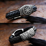 Odin Viking Rune Bracelet Homme Garçon Nordic Acier inoxydable